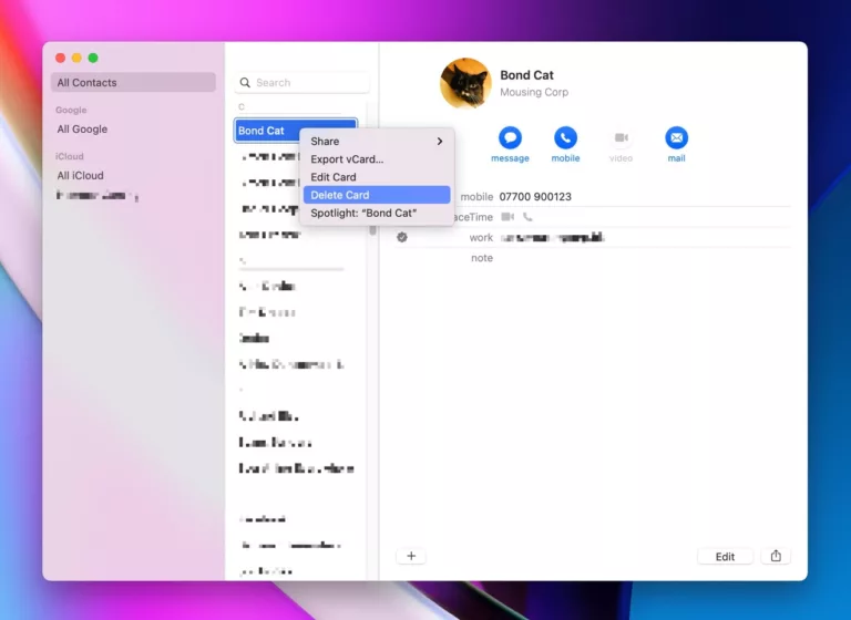 How To Delete Contacts On Your Mac 15