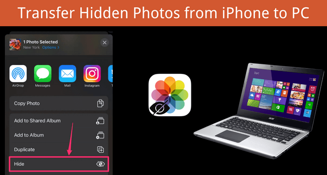 How To Copy Hidden Photos From iPhone To PC 13