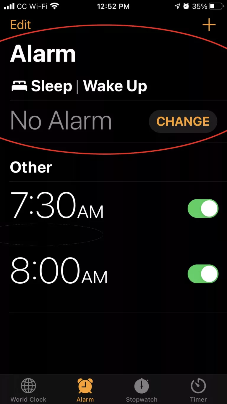 How To Delete Wake-Up Alarm On iPhone 3