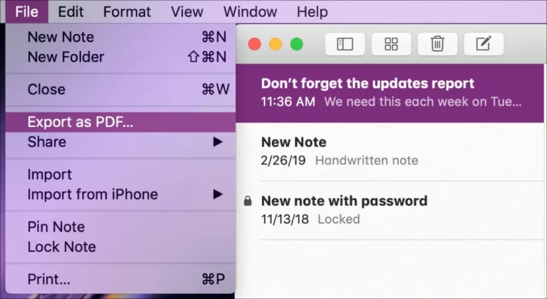 How To Export iPad Notes To PDF 3