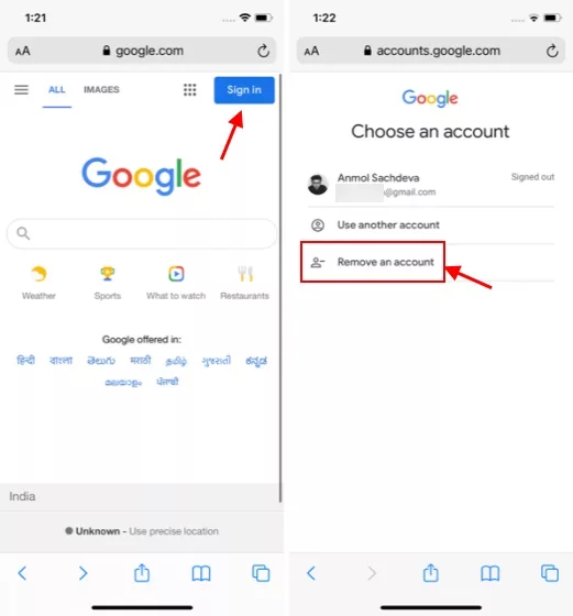 How To Remove Gmail Account From Safari 9