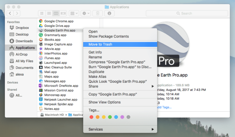 How To Delete Google Earth Pro From Mac 11