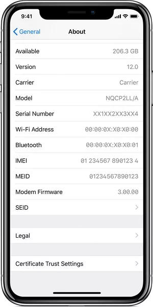 How To Find IMEI On iPhone That Won't Turn On 15