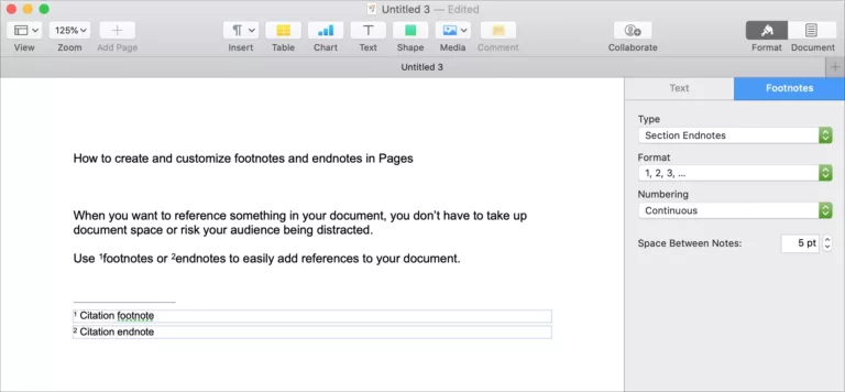 How To Insert Footnotes In Pages 9
