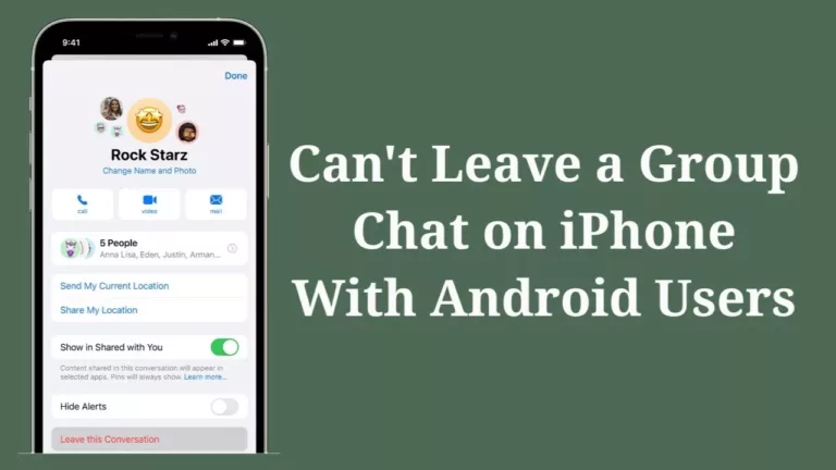 How To Leave Group Chat on iPhone As Android User 7