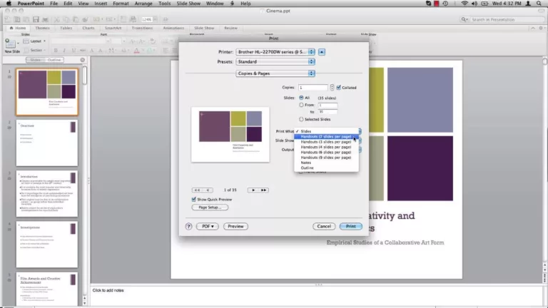 How To Print Multiple PPT Slides On One Page On Your Mac 11