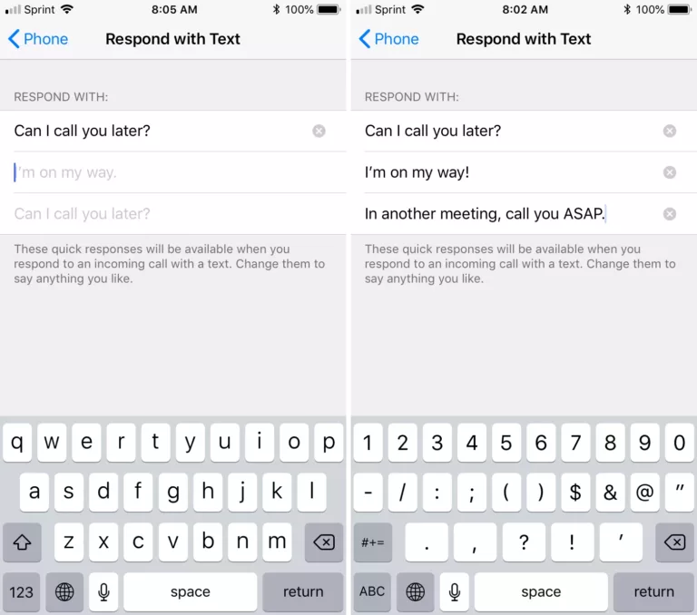 How To Change Quick Reply Messages On iPhone 1