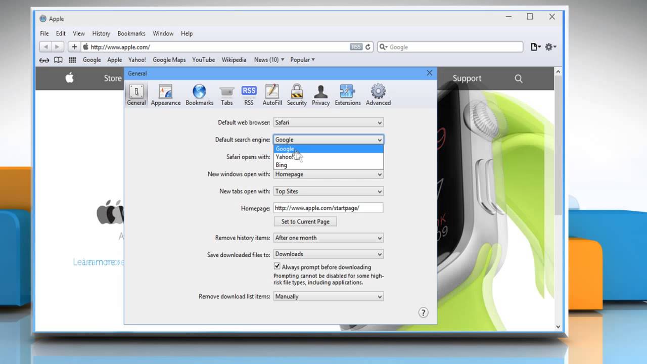 How To Set Google As Search Engine In Safari 2 How To Set Google As Search Engine In Safari 1