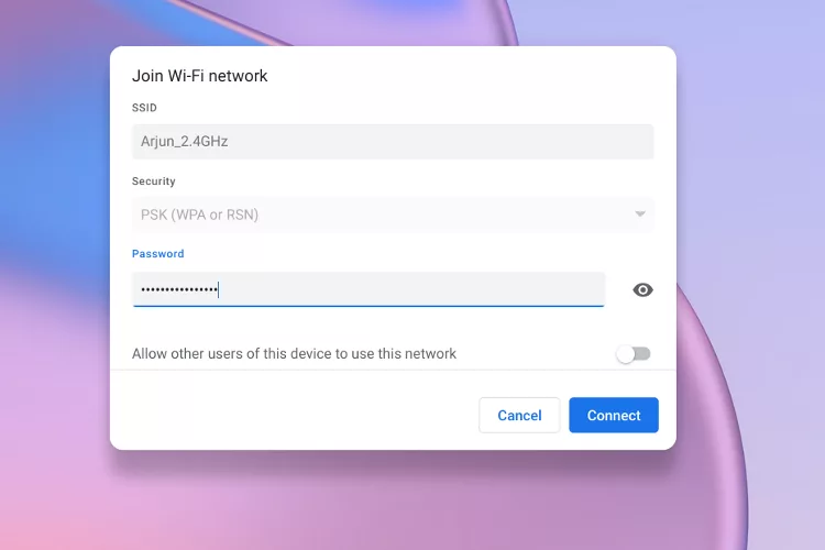 How To Share WiFi Password On Chromebook 7