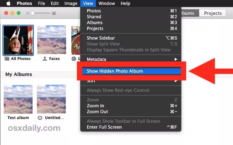 How To Show Hidden Photo Album On Mac 11