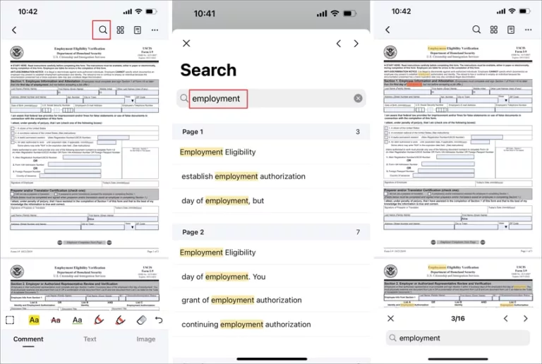 How To Search Text In PDF On iPhone 5