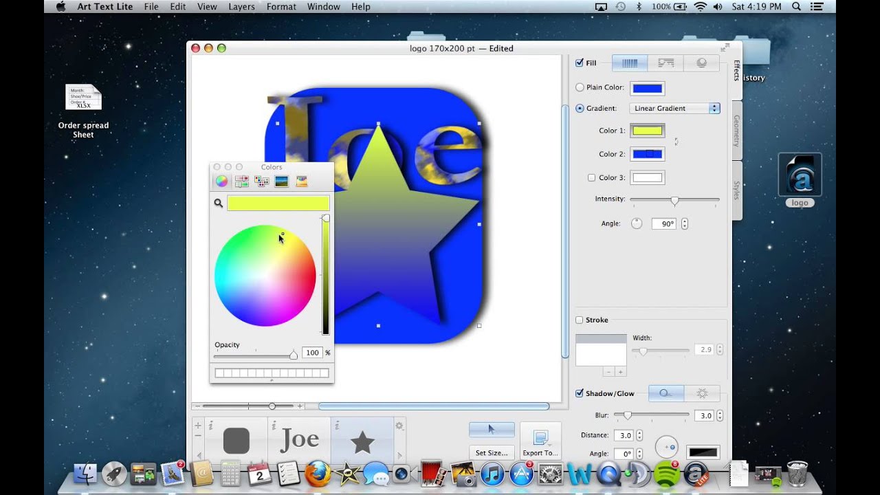 how to create a logo on mac