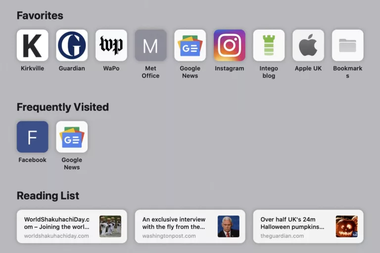 How To Customize Your Safari Favorites 7