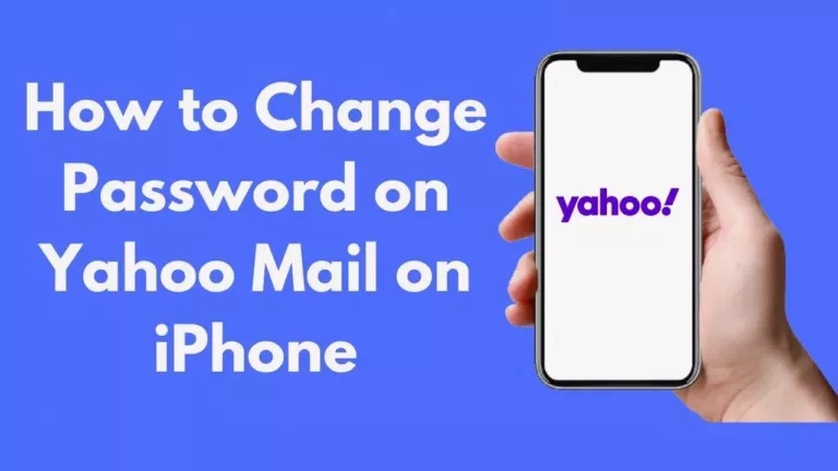 How To Change Yahoo Email Password On Iphone 5