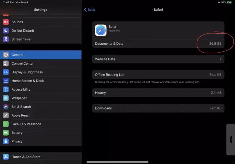 How To Clear Safari Documents And Data 9
