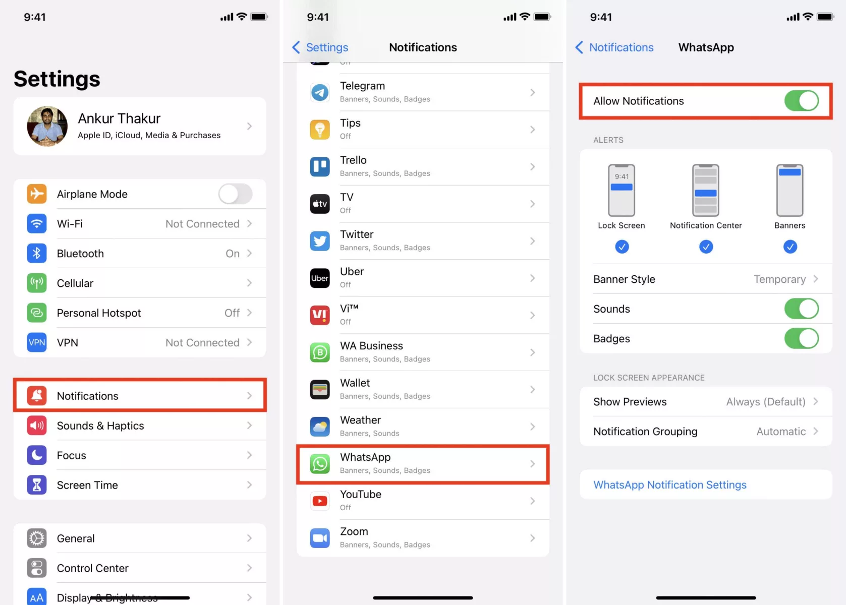 Cara menonaktifkan wa di iphone tanpa mematikan wifi