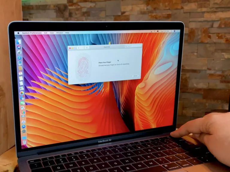 How To Set Up Touch Id On Macbook Air 13