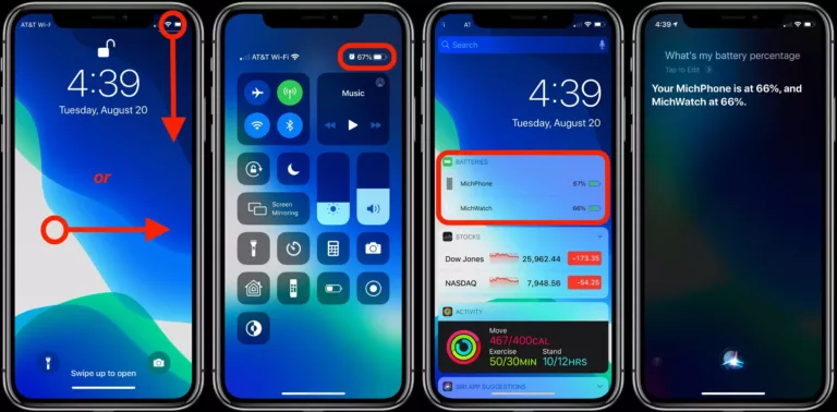 How To Show Battery Percentage On iPhone X 3