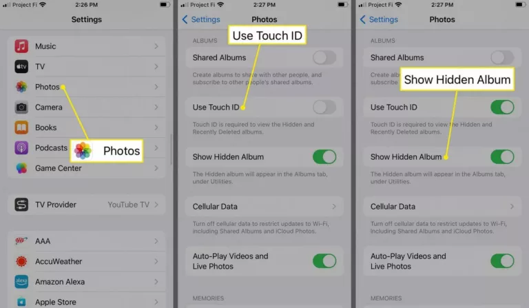 How To Hide A Shared Album on iPhone 9