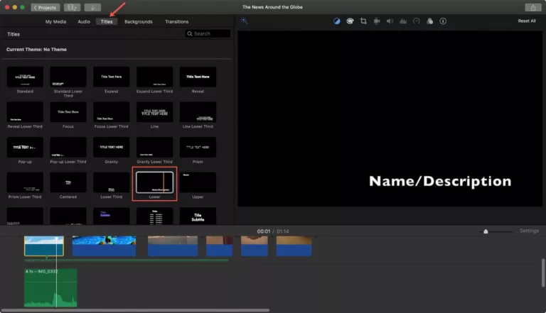 How To Import Audio Into iMovie 17