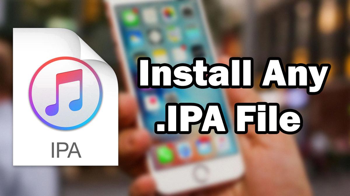 как установить программу на ipad через ipa файл