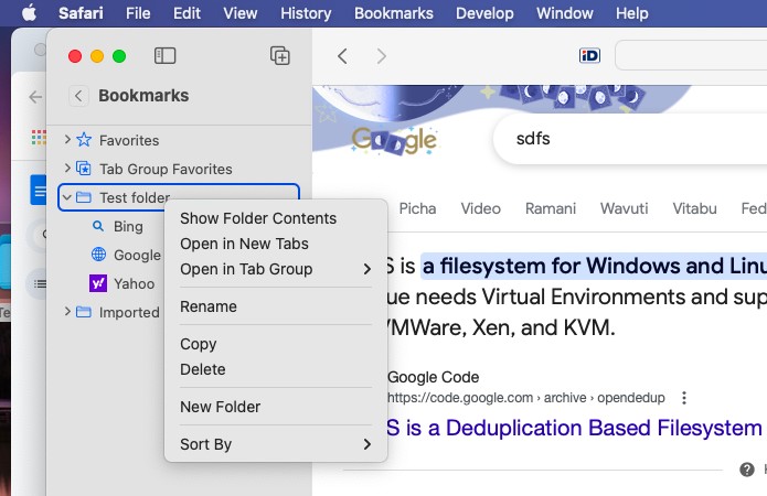 Import Bookmarks Using File