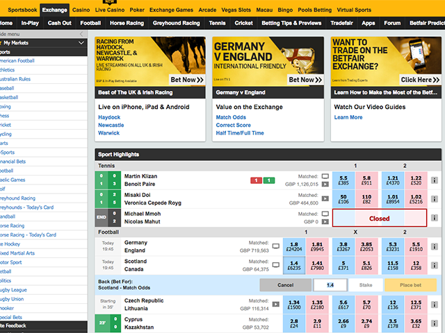 An Overview of Betting with Betfair 1
