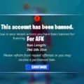 How to Unban Yourself Fortnite's Banned Screen 9