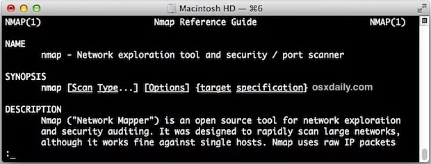 How to Install Nmap on Mac OS X 3