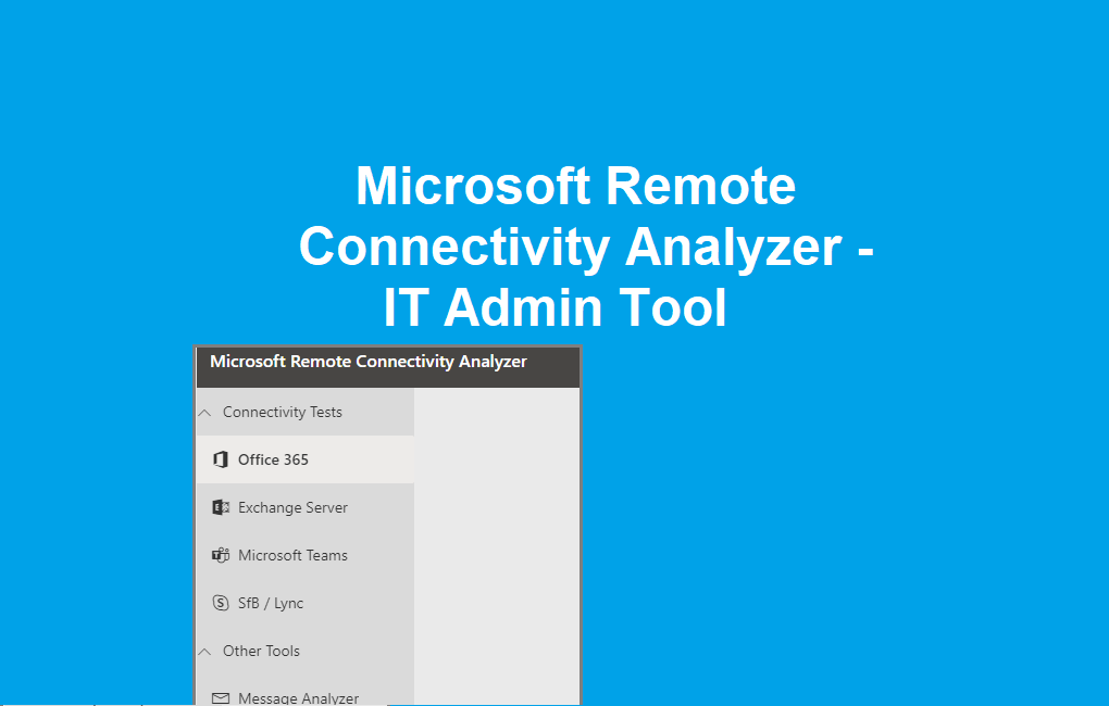 microsoft remote connectivity analyzer message header analyzer