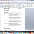 How To Write A Resume On A Macbook 17