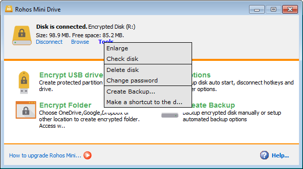 How to Secure Your Data with Rohos Mini Drive 1