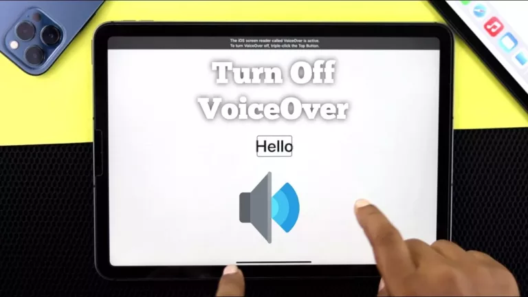 How To Turn Off Voiceover On Locked iPad 9