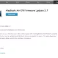 How To Update Firmware On Your MacBook Air 13
