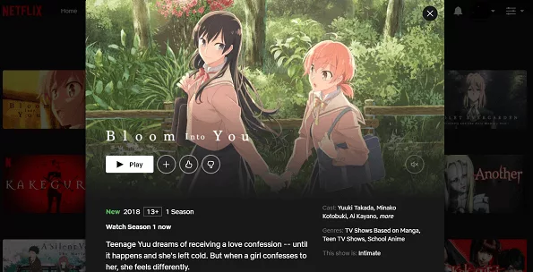 Where To Watch Bloom Into You Series 17