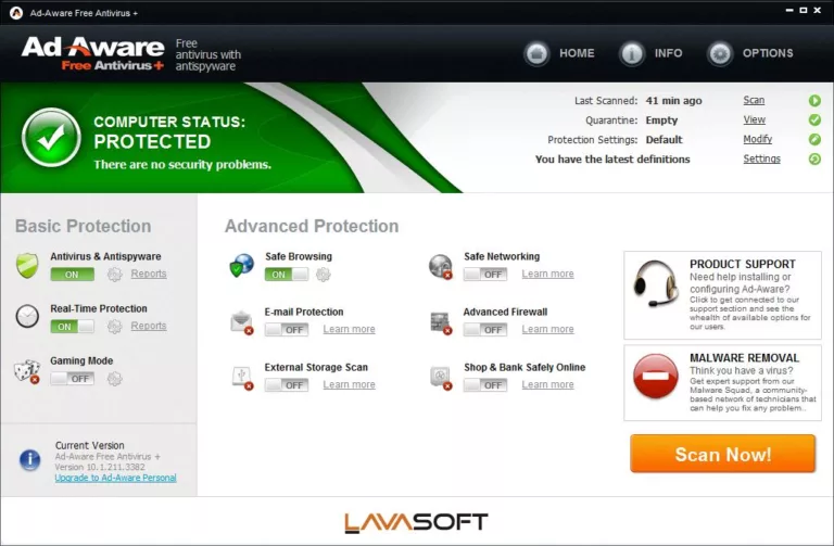 How to Secure Your Computer with Adaware Free Antivirus 1