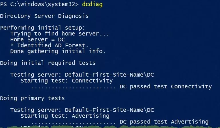 How to Diagnose and Troubleshoot Domain Controllers with DCDiag 1