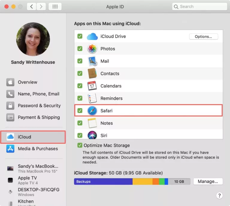 How To Turn Off Safari Syncing With iCloud 5