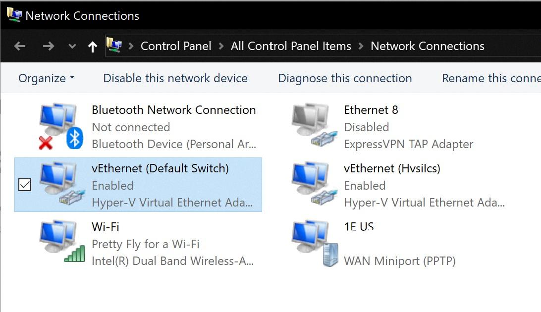 hyper-v virtual ethernet adapter driver download windows 10