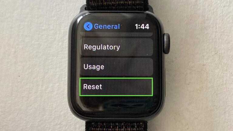 How Long Does It Take To Reset Apple Watch 1