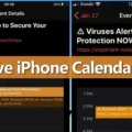 How to Protect Your iPhone From Calendar Virus 11