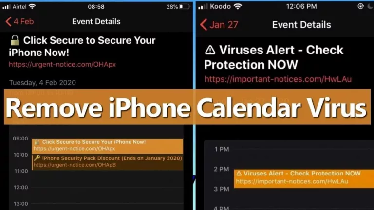 How to Protect Your iPhone From Calendar Virus 1