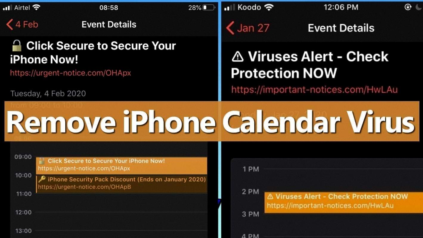 How to Protect Your iPhone From Calendar Virus - DeviceMAG