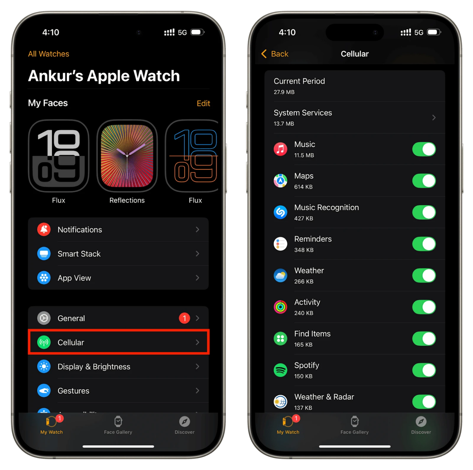 How Much Cellular Data Does Apple Watch Use - DeviceMAG