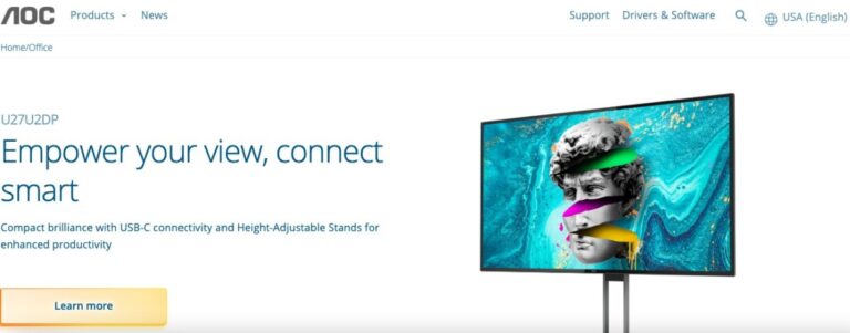 How To Connect Aoc Portable Monitor 1