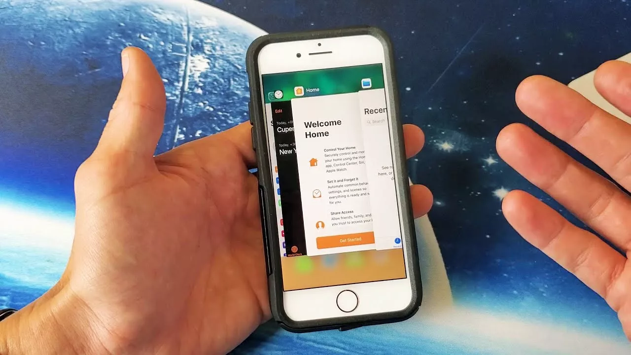 how to see recent apps iphone 15