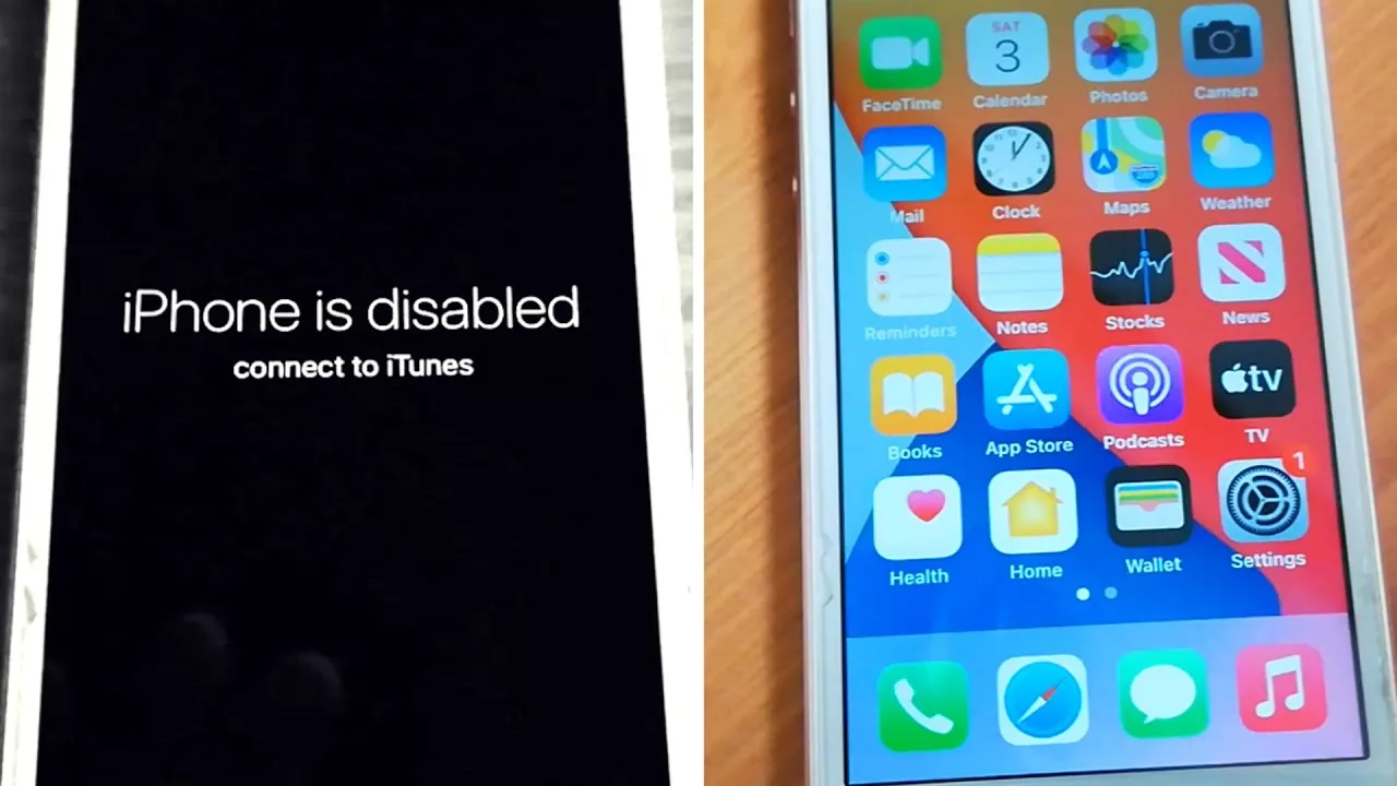 apple iphone 8 disabled connect to itunes