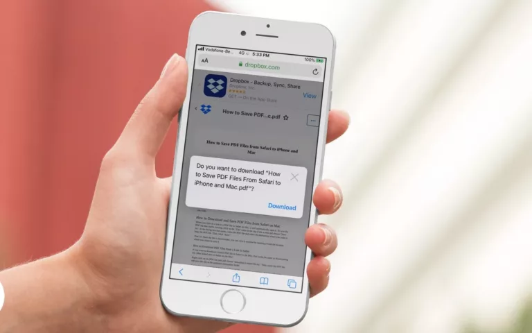 How To Download PDF Files in Safari? 7