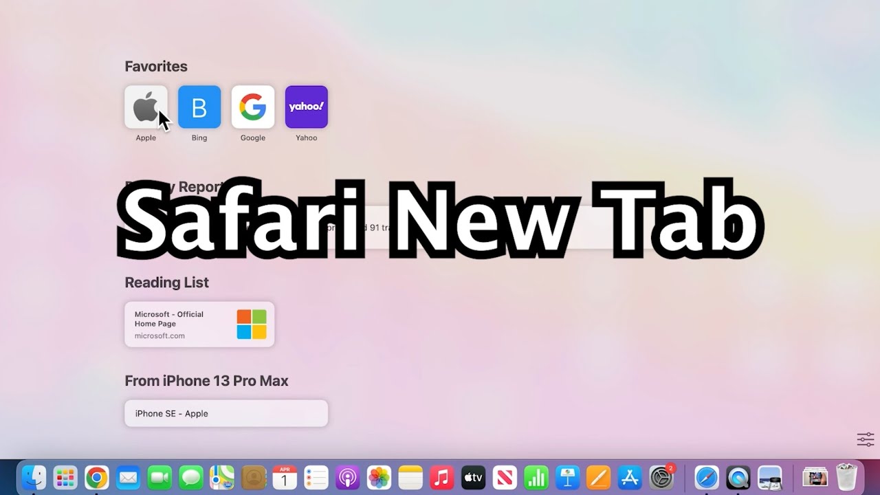 open safari tabs on other devices