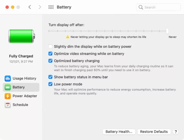 How to Maximize Battery Life on Your Macbook with Power Saving Mode? 11